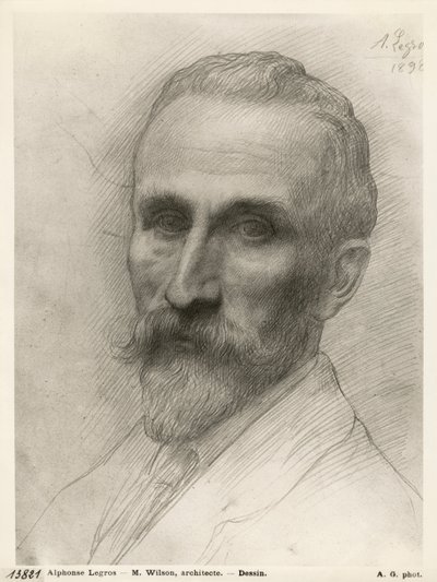 Mr Wilson, architetto, 1898 da Alphonse Legros